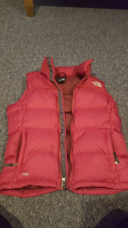 ladies north face body warmer
